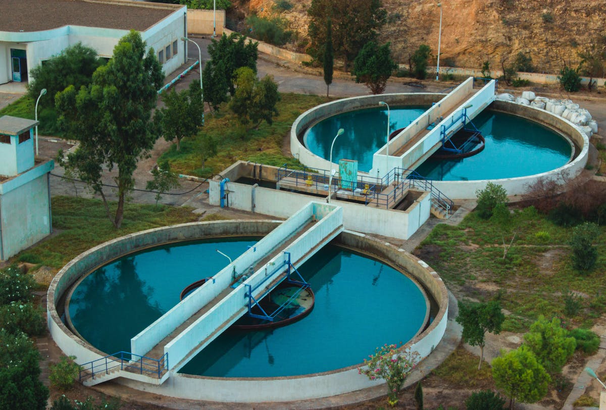 Municipal water treatment plant